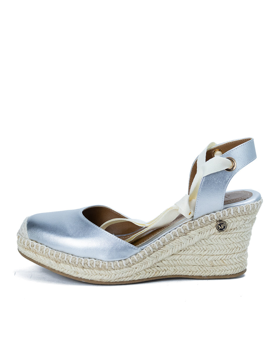 Misisipi Bordado Plateado