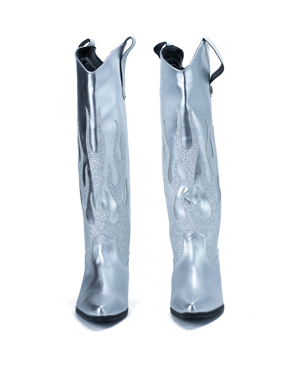 Brunela Flamas Plateado
